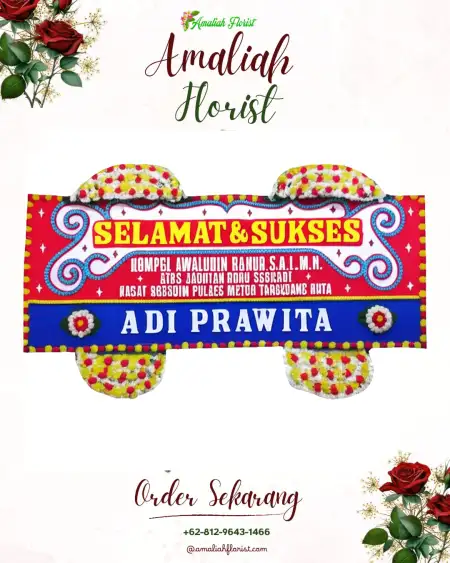 Papan Bunga Ucapan Selamat Amansari